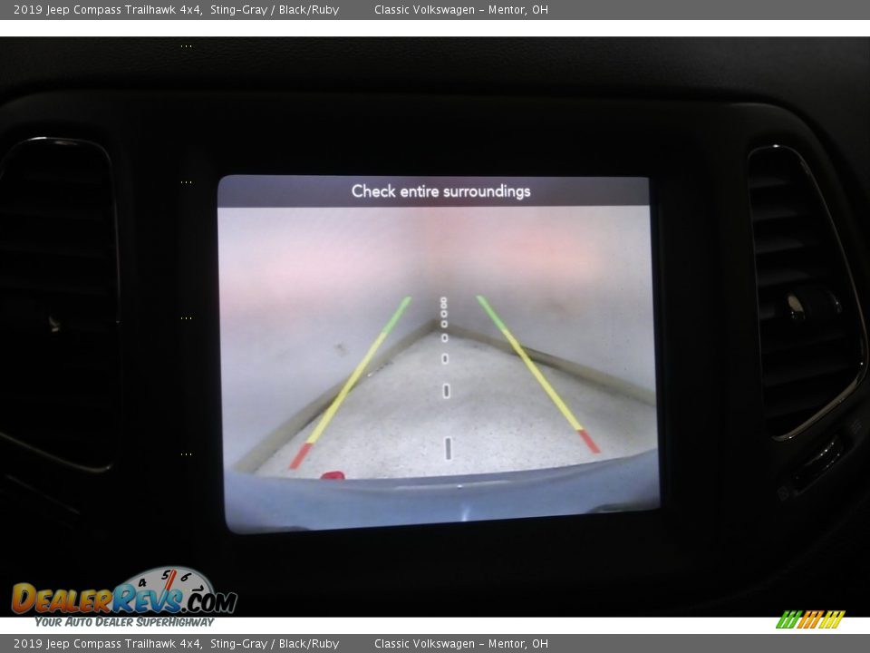 2019 Jeep Compass Trailhawk 4x4 Sting-Gray / Black/Ruby Photo #14