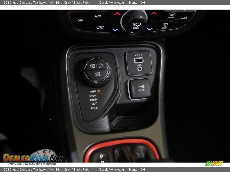 2019 Jeep Compass Trailhawk 4x4 Sting-Gray / Black/Ruby Photo #16
