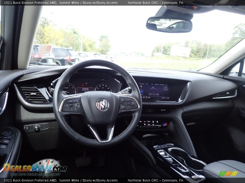 2021 Buick Envision Preferred AWD Summit White / Ebony w/Ebony Accents Photo #19