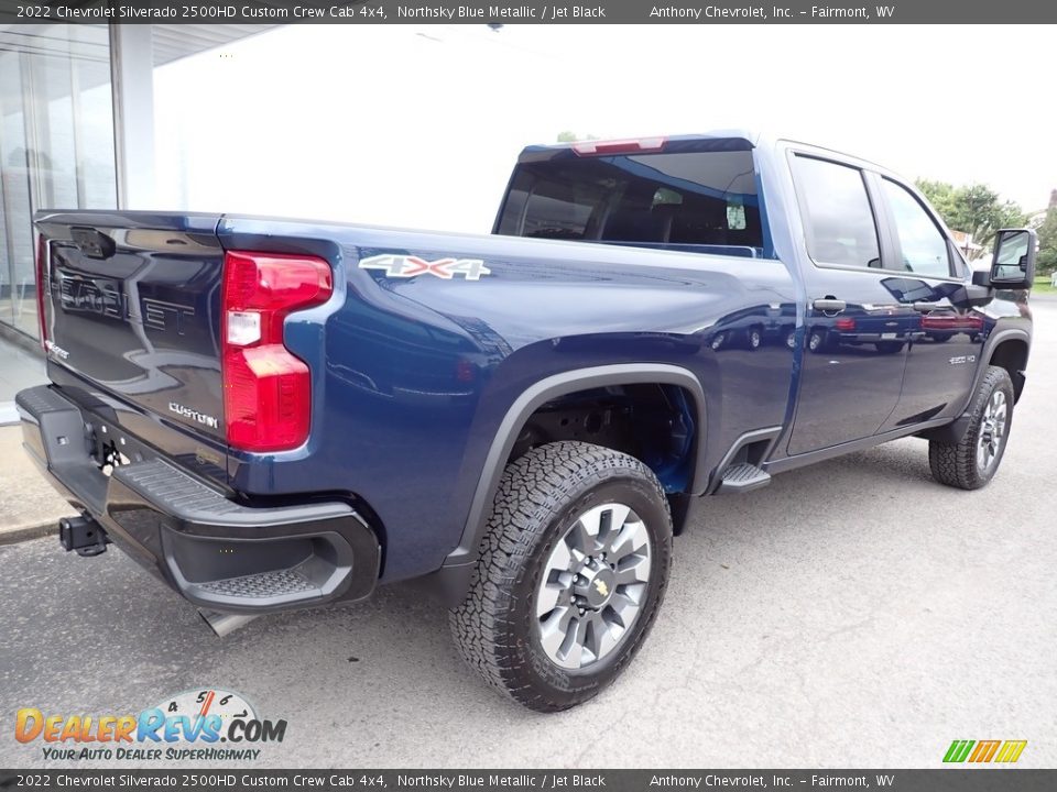 2022 Chevrolet Silverado 2500HD Custom Crew Cab 4x4 Northsky Blue Metallic / Jet Black Photo #3