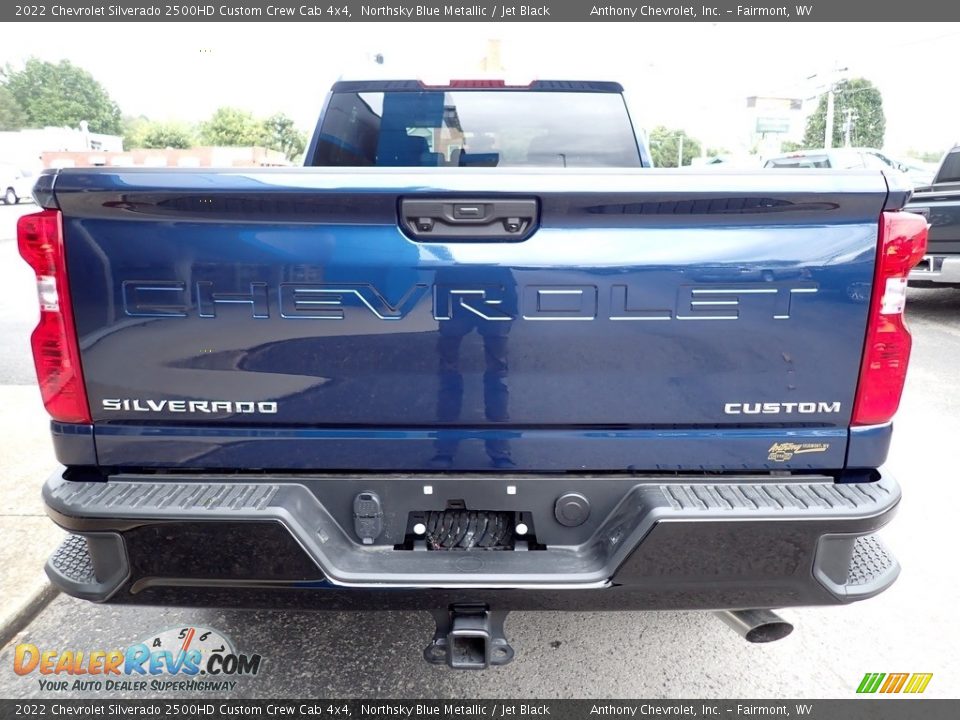 2022 Chevrolet Silverado 2500HD Custom Crew Cab 4x4 Northsky Blue Metallic / Jet Black Photo #4
