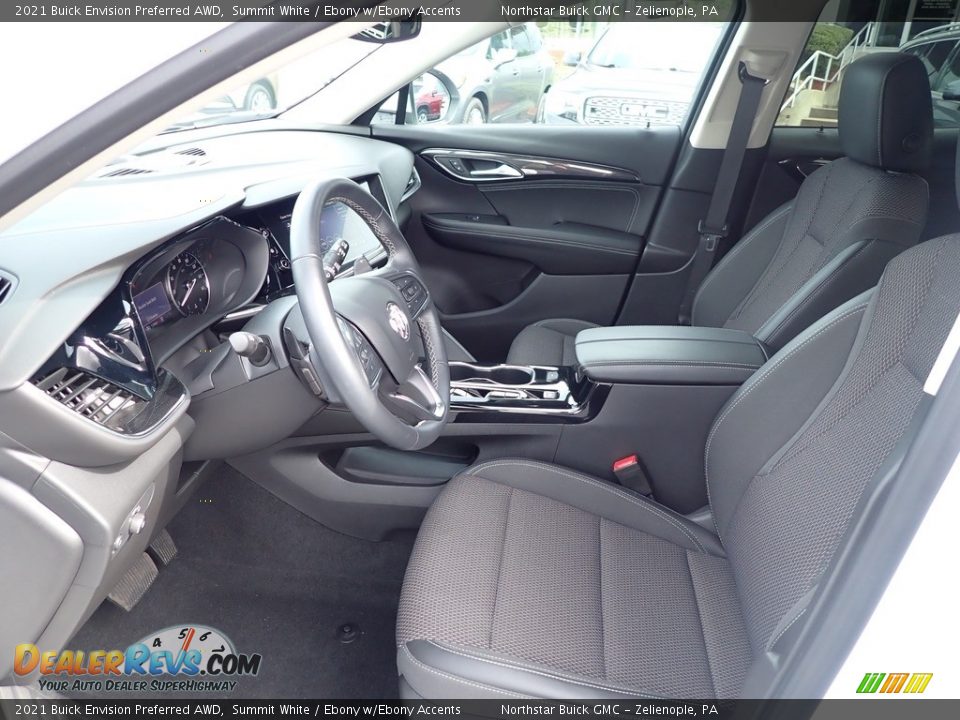 Front Seat of 2021 Buick Envision Preferred AWD Photo #20