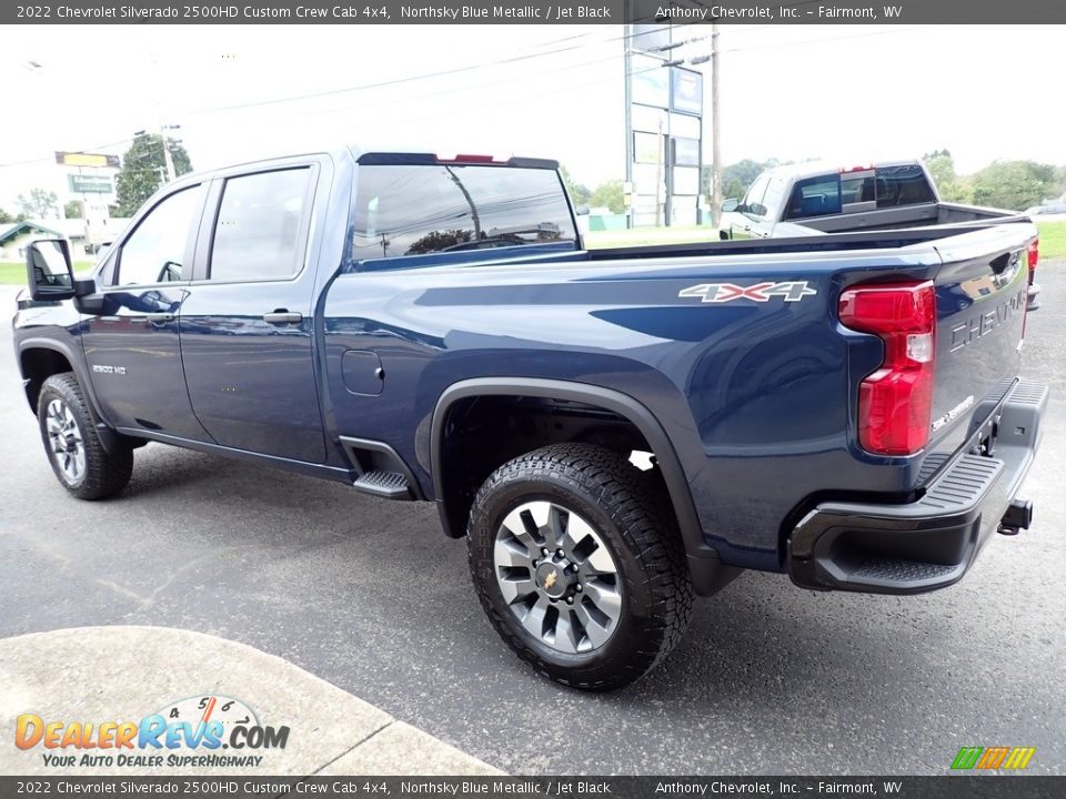 2022 Chevrolet Silverado 2500HD Custom Crew Cab 4x4 Northsky Blue Metallic / Jet Black Photo #5