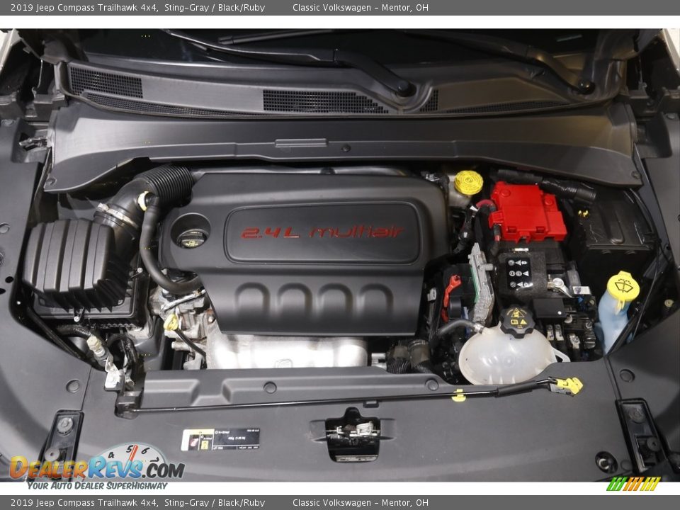 2019 Jeep Compass Trailhawk 4x4 Sting-Gray / Black/Ruby Photo #21