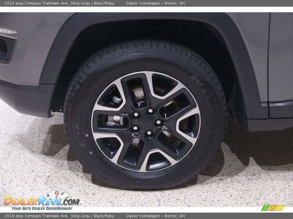 2019 Jeep Compass Trailhawk 4x4 Sting-Gray / Black/Ruby Photo #22