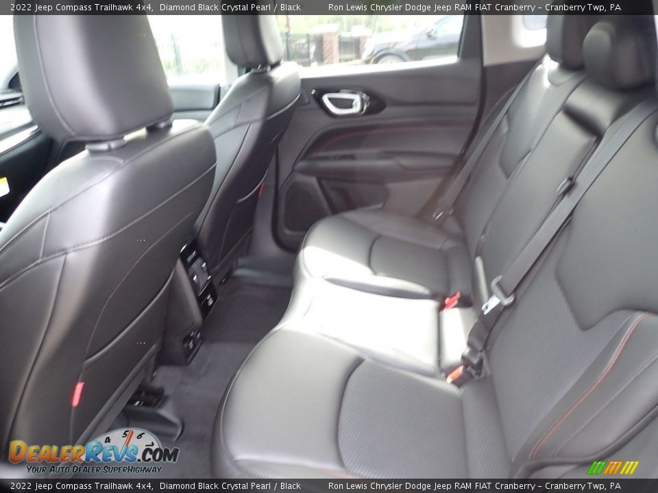 2022 Jeep Compass Trailhawk 4x4 Diamond Black Crystal Pearl / Black Photo #12