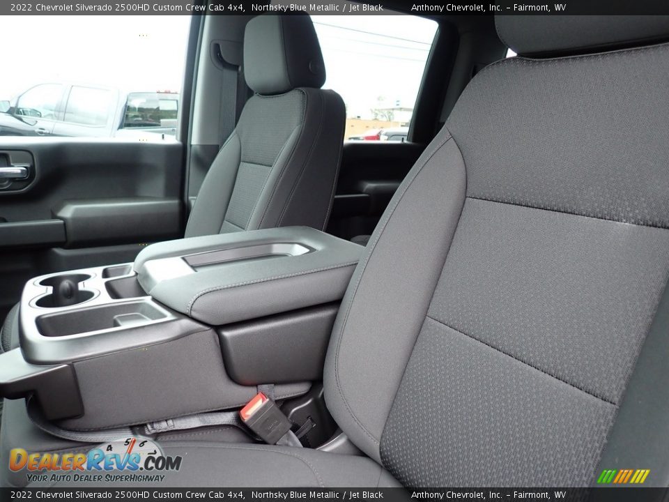 2022 Chevrolet Silverado 2500HD Custom Crew Cab 4x4 Northsky Blue Metallic / Jet Black Photo #10