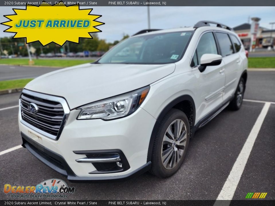 2020 Subaru Ascent Limited Crystal White Pearl / Slate Photo #1