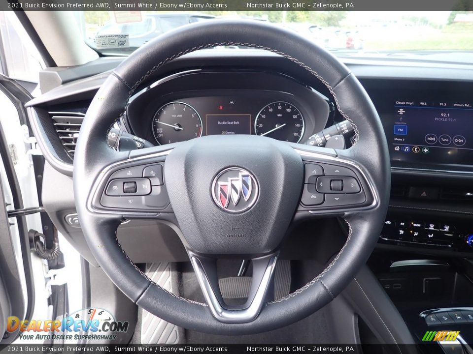 2021 Buick Envision Preferred AWD Steering Wheel Photo #28