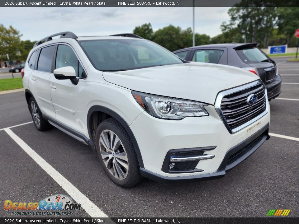 2020 Subaru Ascent Limited Crystal White Pearl / Slate Photo #3