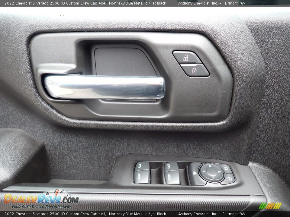 2022 Chevrolet Silverado 2500HD Custom Crew Cab 4x4 Northsky Blue Metallic / Jet Black Photo #14