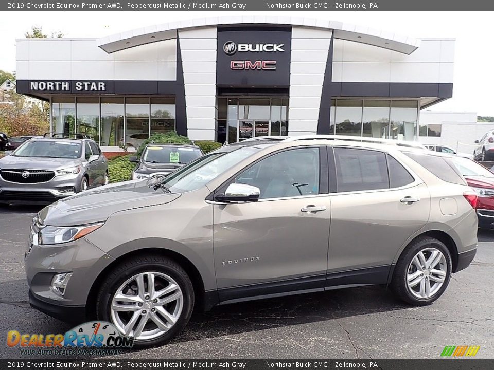 2019 Chevrolet Equinox Premier AWD Pepperdust Metallic / Medium Ash Gray Photo #1