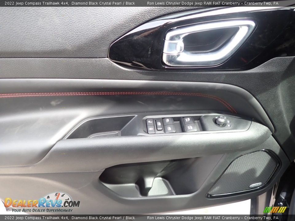 2022 Jeep Compass Trailhawk 4x4 Diamond Black Crystal Pearl / Black Photo #19