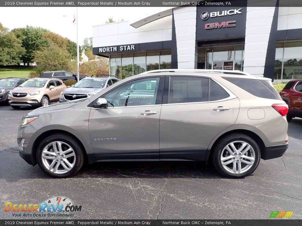 2019 Chevrolet Equinox Premier AWD Pepperdust Metallic / Medium Ash Gray Photo #2