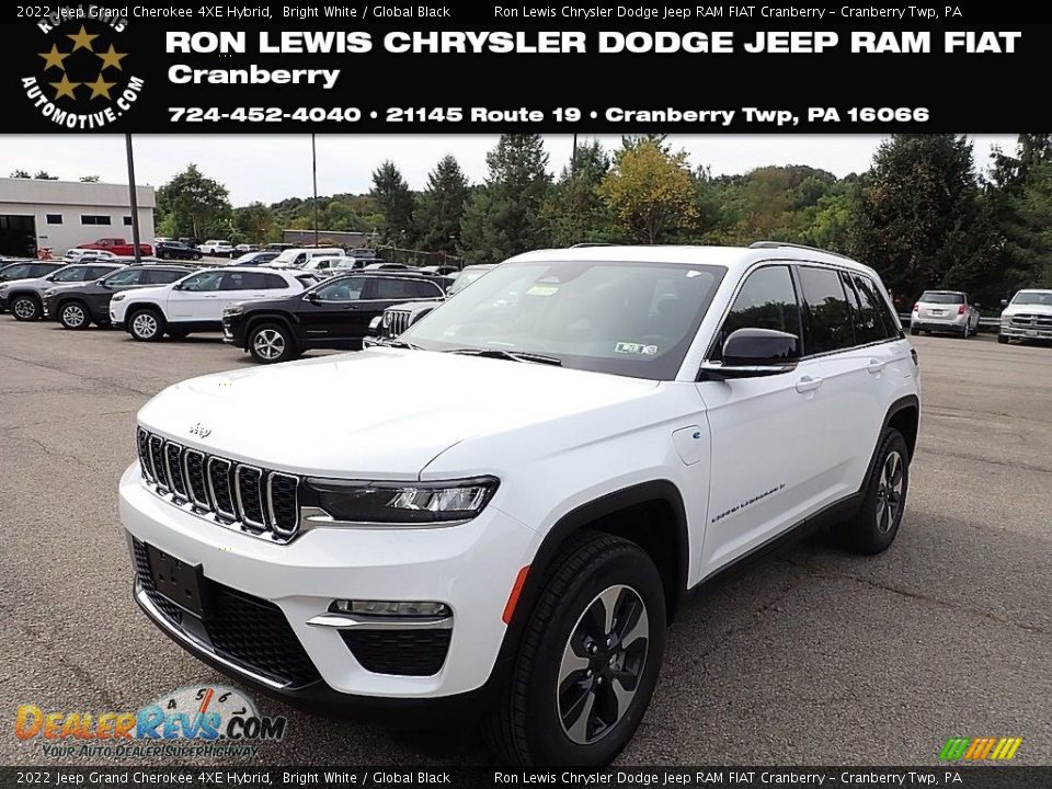 2022 Jeep Grand Cherokee 4XE Hybrid Bright White / Global Black Photo #1