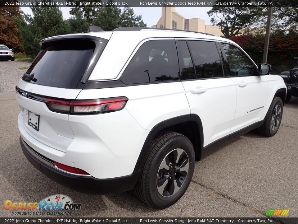 2022 Jeep Grand Cherokee 4XE Hybrid Bright White / Global Black Photo #5