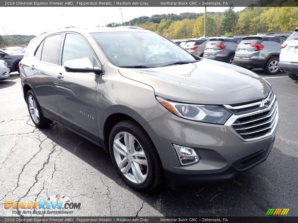 2019 Chevrolet Equinox Premier AWD Pepperdust Metallic / Medium Ash Gray Photo #9