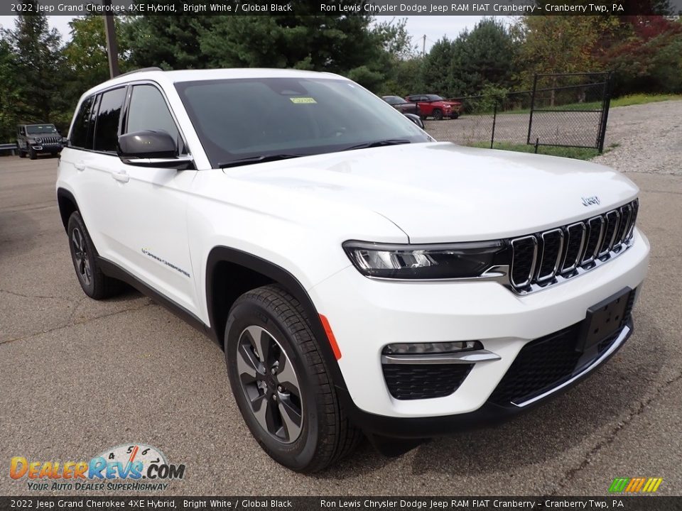 2022 Jeep Grand Cherokee 4XE Hybrid Bright White / Global Black Photo #7