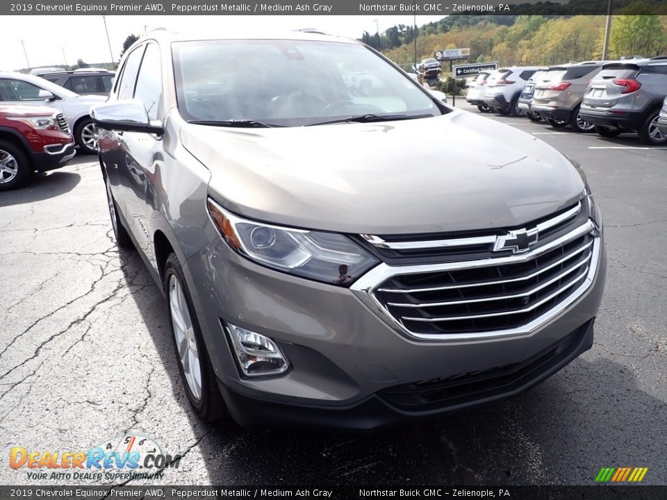 2019 Chevrolet Equinox Premier AWD Pepperdust Metallic / Medium Ash Gray Photo #10