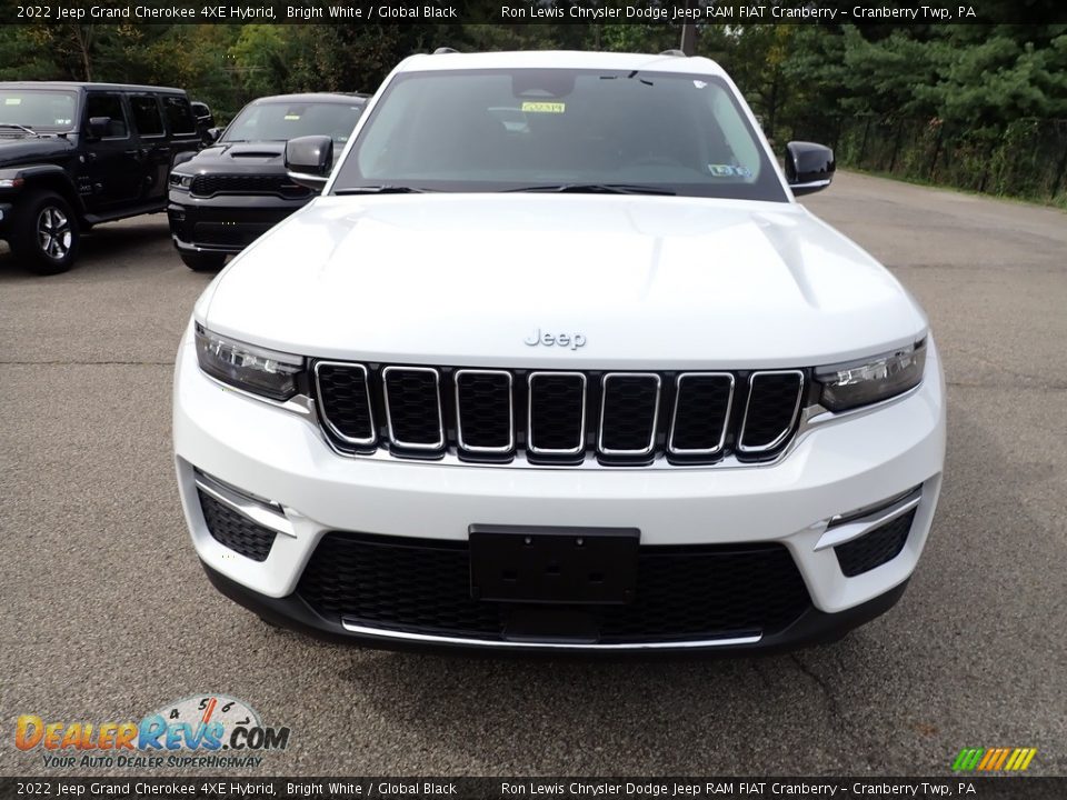 2022 Jeep Grand Cherokee 4XE Hybrid Bright White / Global Black Photo #8