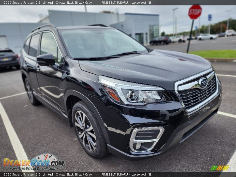 2020 Subaru Forester 2.5i Limited Crystal Black Silica / Gray Photo #3
