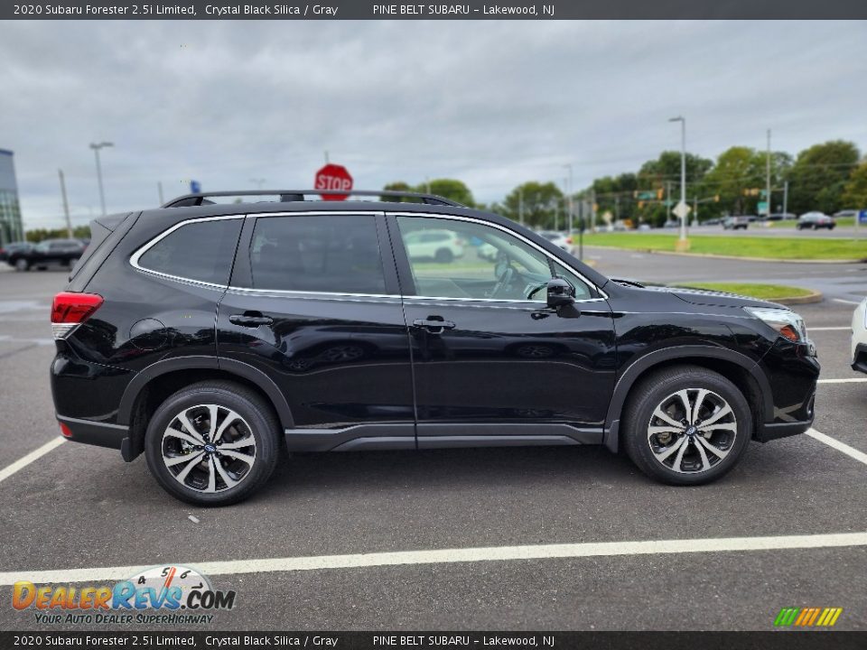 2020 Subaru Forester 2.5i Limited Crystal Black Silica / Gray Photo #5