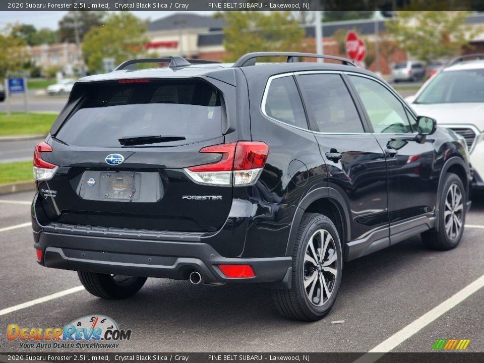 2020 Subaru Forester 2.5i Limited Crystal Black Silica / Gray Photo #6