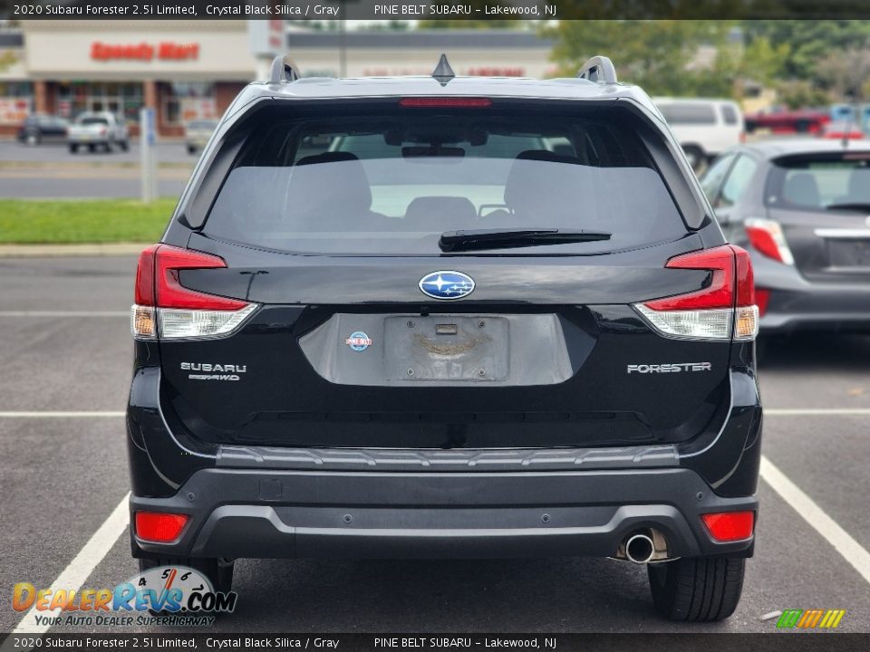 2020 Subaru Forester 2.5i Limited Crystal Black Silica / Gray Photo #7