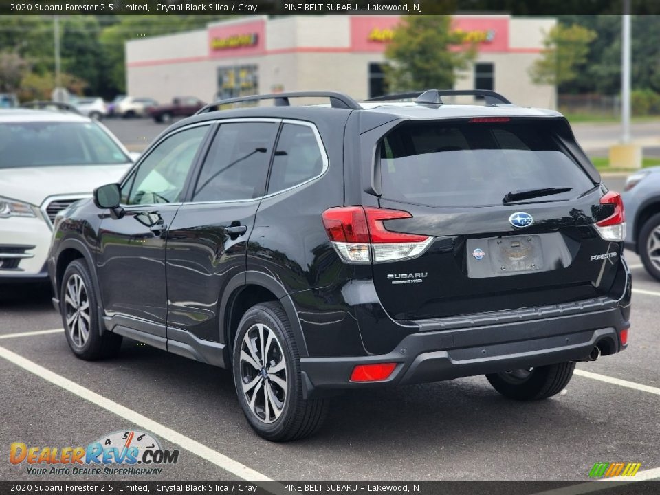 2020 Subaru Forester 2.5i Limited Crystal Black Silica / Gray Photo #8