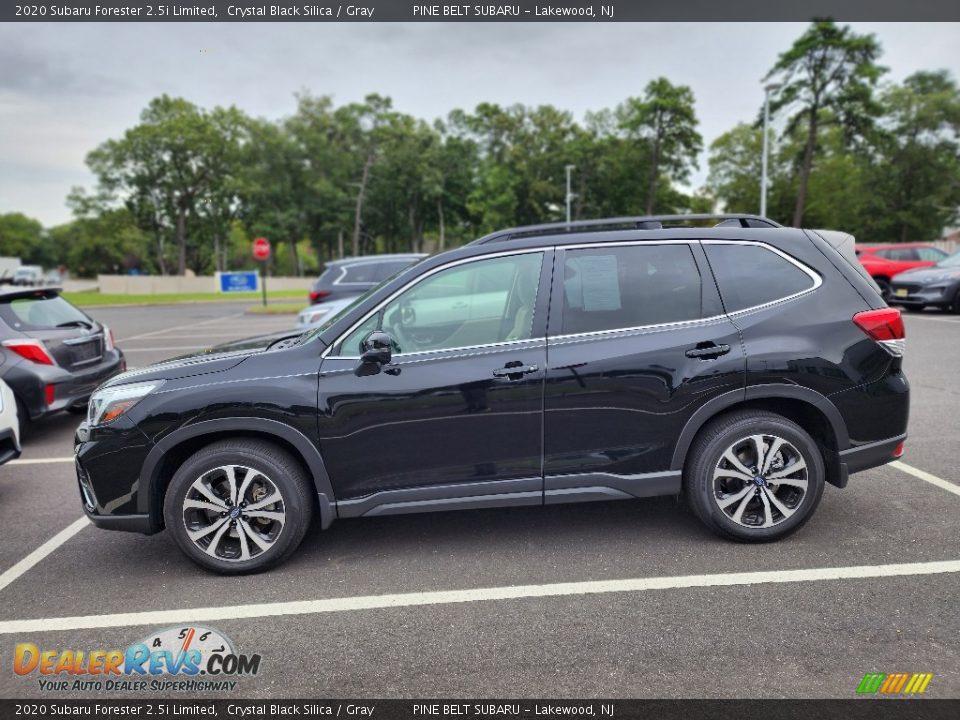 2020 Subaru Forester 2.5i Limited Crystal Black Silica / Gray Photo #9