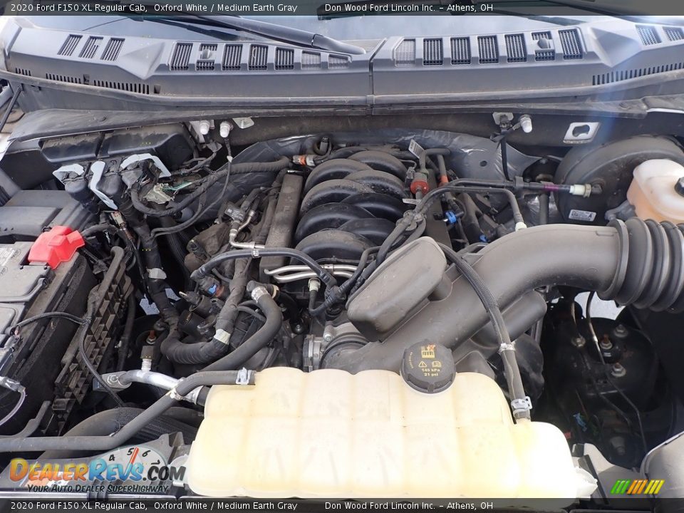 2020 Ford F150 XL Regular Cab Oxford White / Medium Earth Gray Photo #5