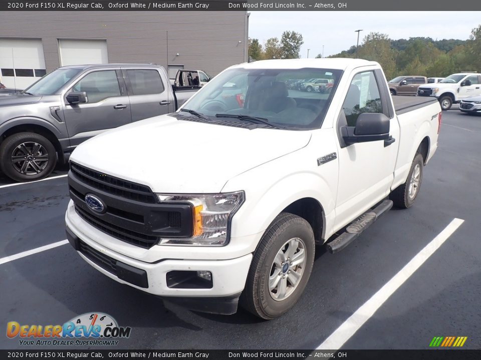 2020 Ford F150 XL Regular Cab Oxford White / Medium Earth Gray Photo #7