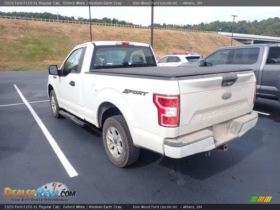 2020 Ford F150 XL Regular Cab Oxford White / Medium Earth Gray Photo #8