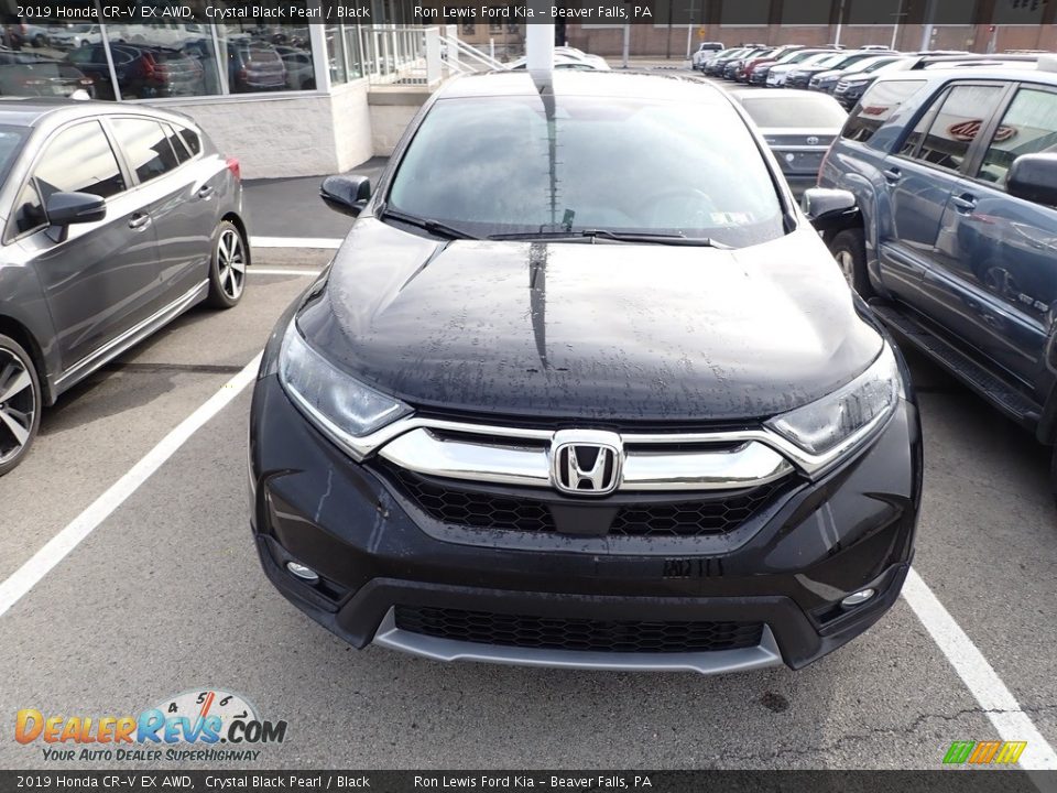 2019 Honda CR-V EX AWD Crystal Black Pearl / Black Photo #2