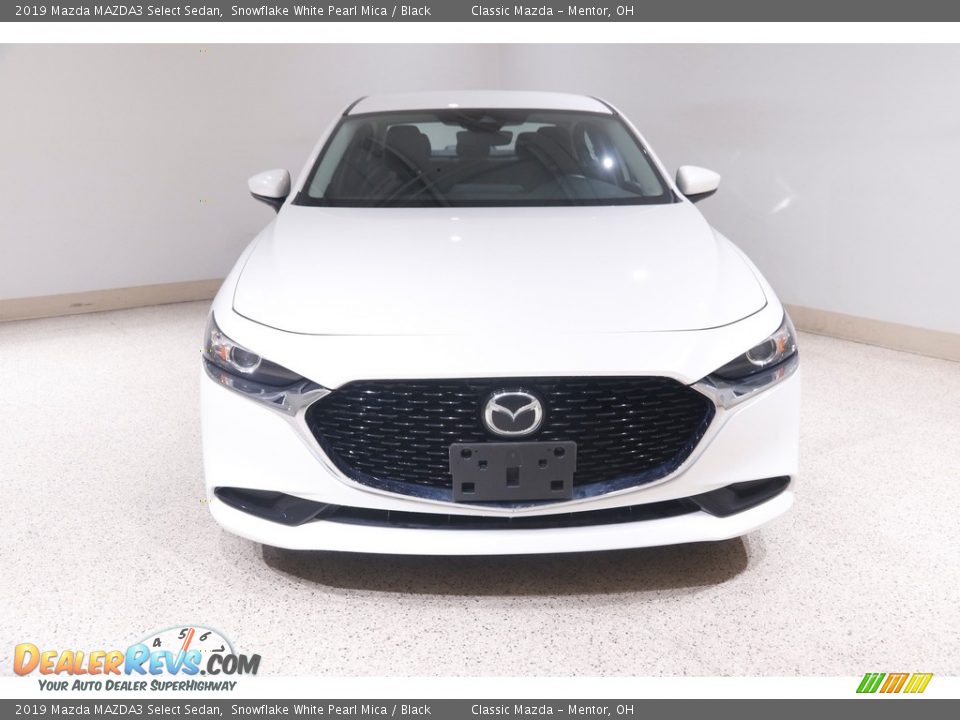 2019 Mazda MAZDA3 Select Sedan Snowflake White Pearl Mica / Black Photo #2