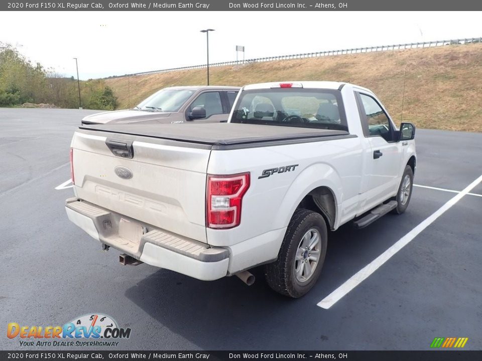 2020 Ford F150 XL Regular Cab Oxford White / Medium Earth Gray Photo #10
