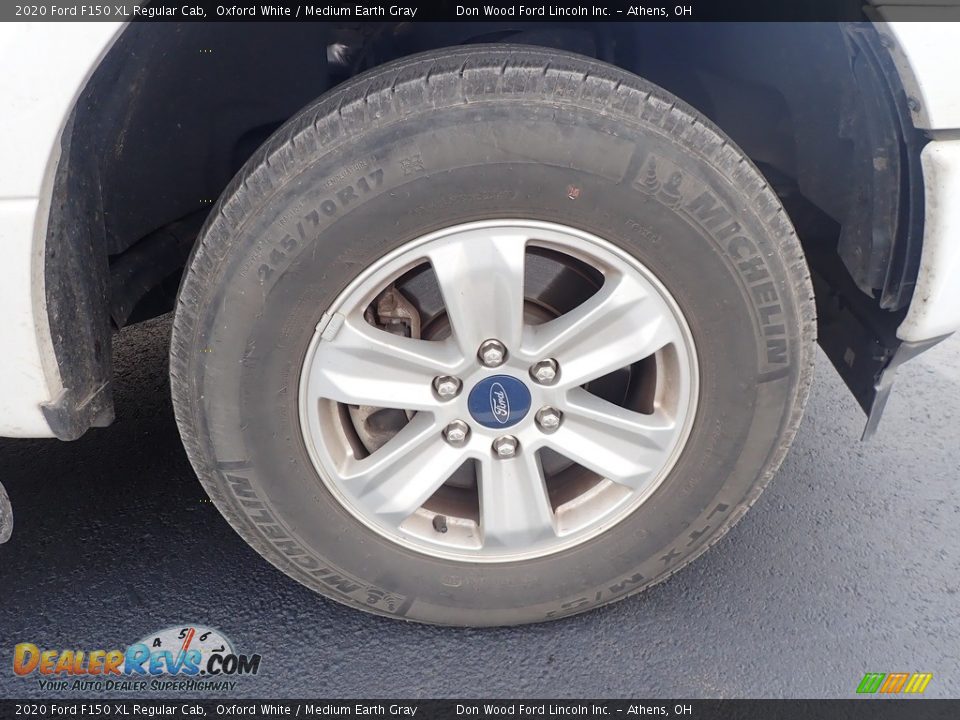 2020 Ford F150 XL Regular Cab Oxford White / Medium Earth Gray Photo #12