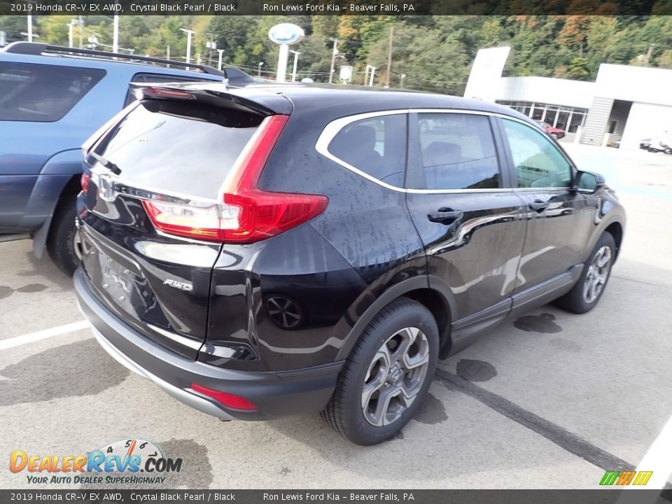 2019 Honda CR-V EX AWD Crystal Black Pearl / Black Photo #4
