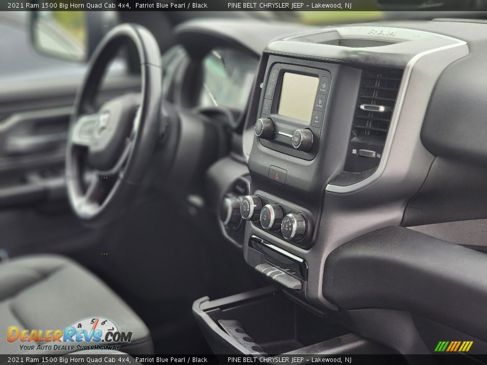 2021 Ram 1500 Big Horn Quad Cab 4x4 Patriot Blue Pearl / Black Photo #6