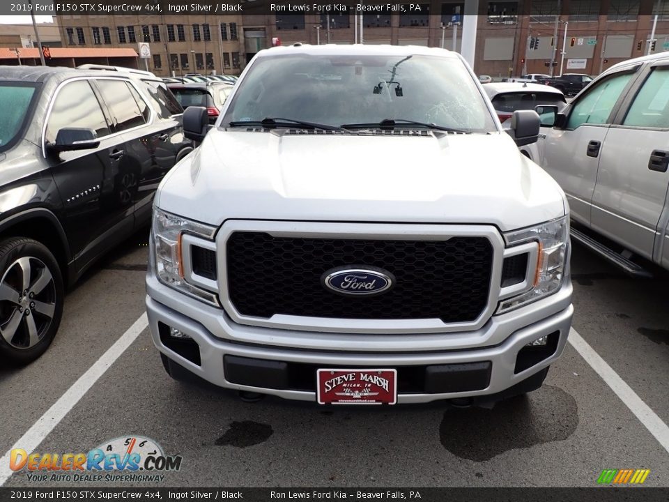 2019 Ford F150 STX SuperCrew 4x4 Ingot Silver / Black Photo #2