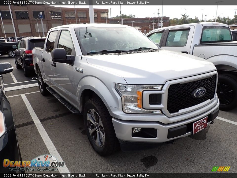 2019 Ford F150 STX SuperCrew 4x4 Ingot Silver / Black Photo #3
