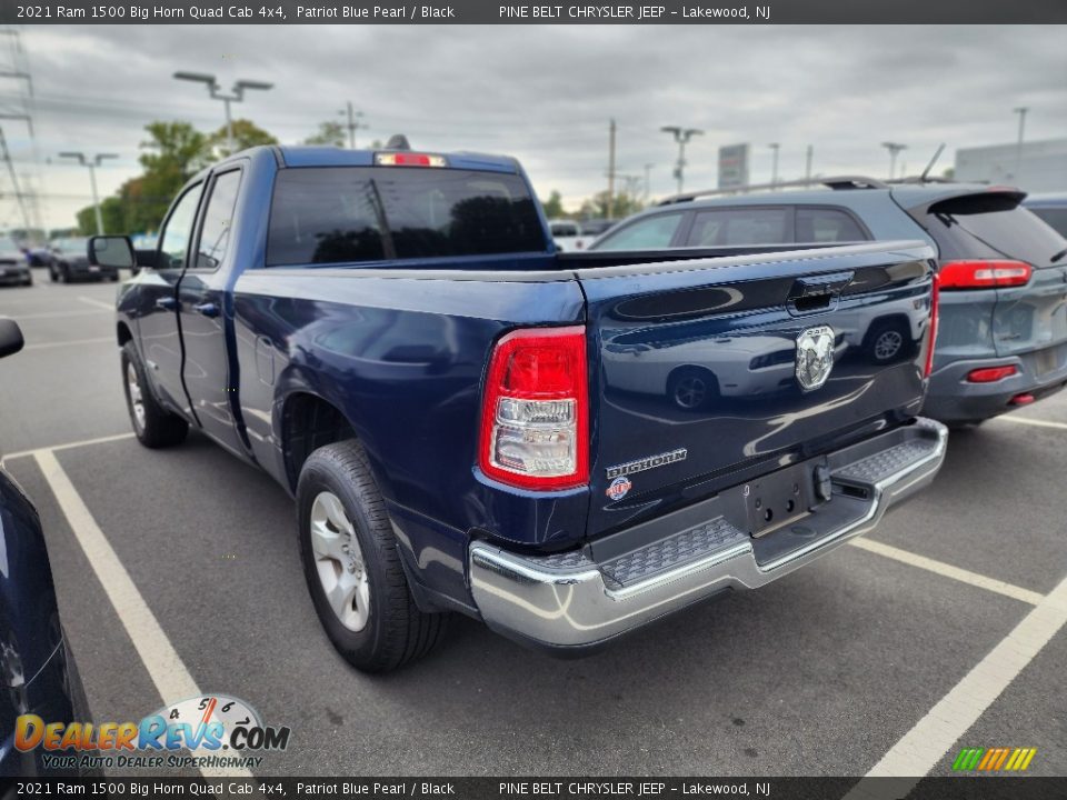 2021 Ram 1500 Big Horn Quad Cab 4x4 Patriot Blue Pearl / Black Photo #10