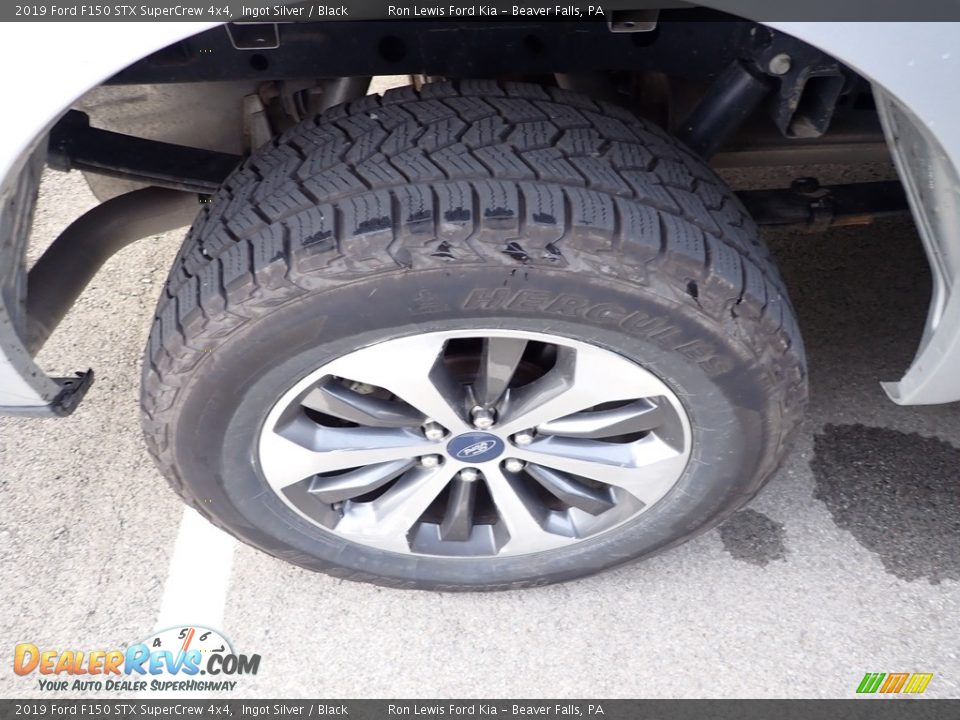 2019 Ford F150 STX SuperCrew 4x4 Ingot Silver / Black Photo #5