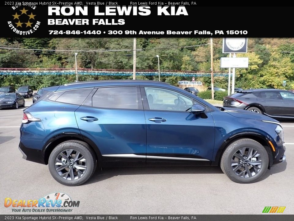 2023 Kia Sportage Hybrid SX-Prestige AWD Vesta Blue / Black Photo #1