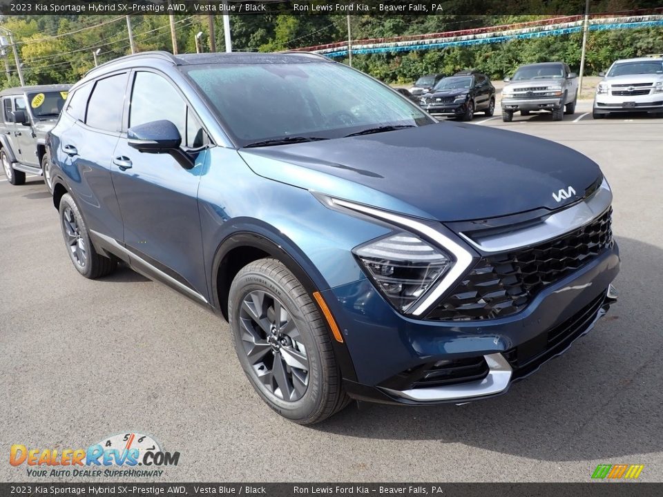 2023 Kia Sportage Hybrid SX-Prestige AWD Vesta Blue / Black Photo #2