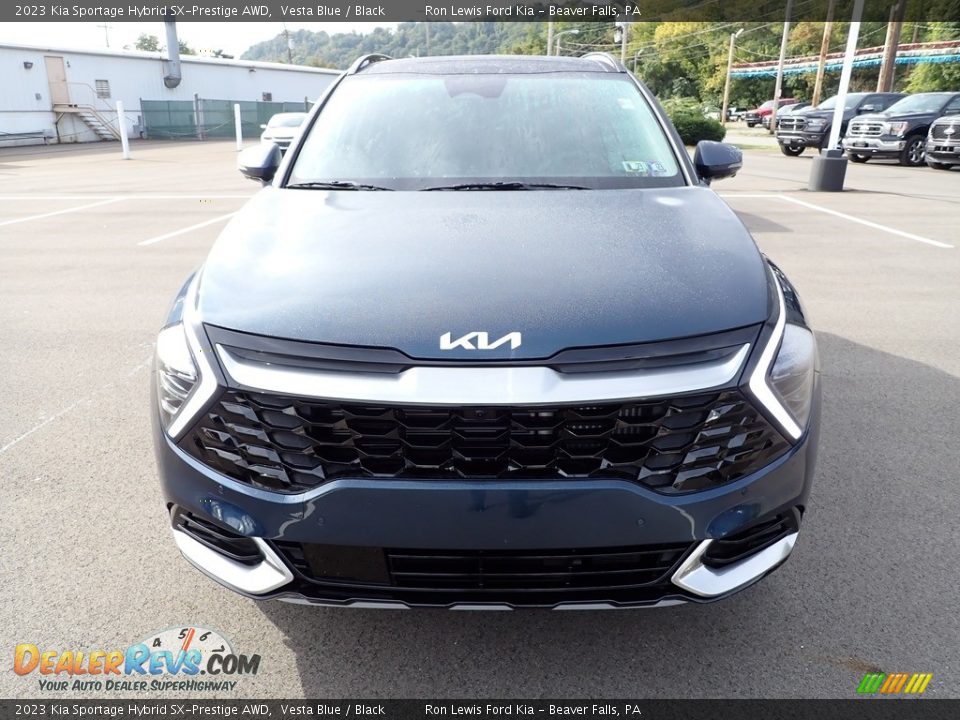 2023 Kia Sportage Hybrid SX-Prestige AWD Vesta Blue / Black Photo #3
