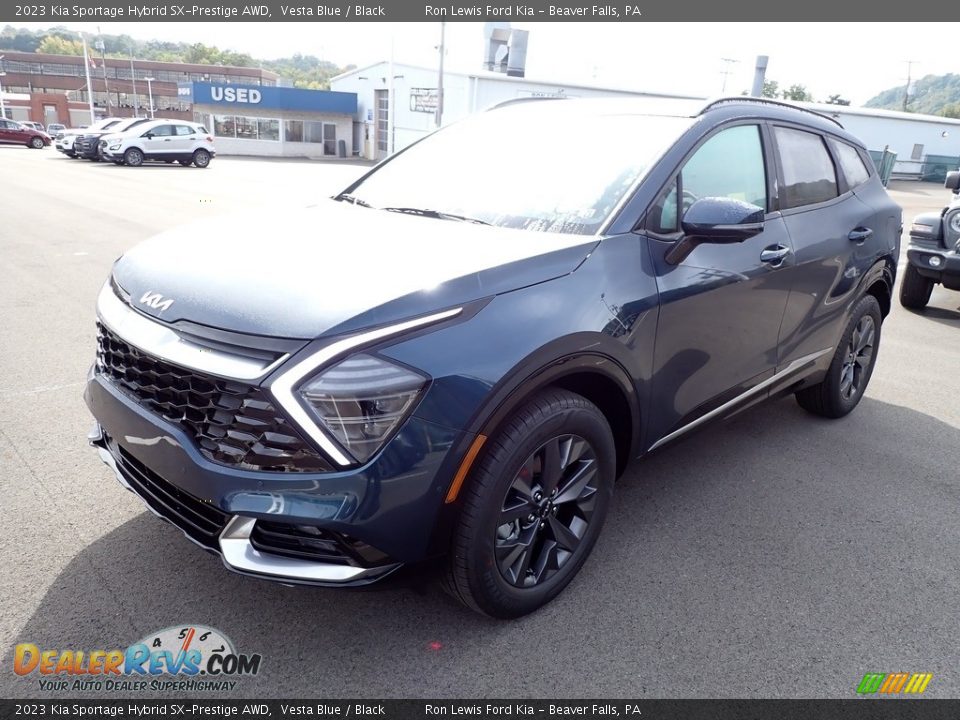 2023 Kia Sportage Hybrid SX-Prestige AWD Vesta Blue / Black Photo #4