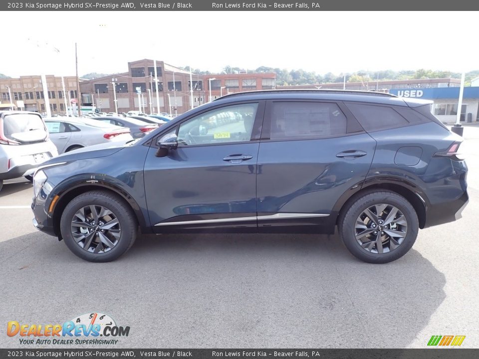 2023 Kia Sportage Hybrid SX-Prestige AWD Vesta Blue / Black Photo #5