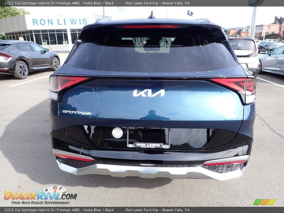 2023 Kia Sportage Hybrid SX-Prestige AWD Vesta Blue / Black Photo #7
