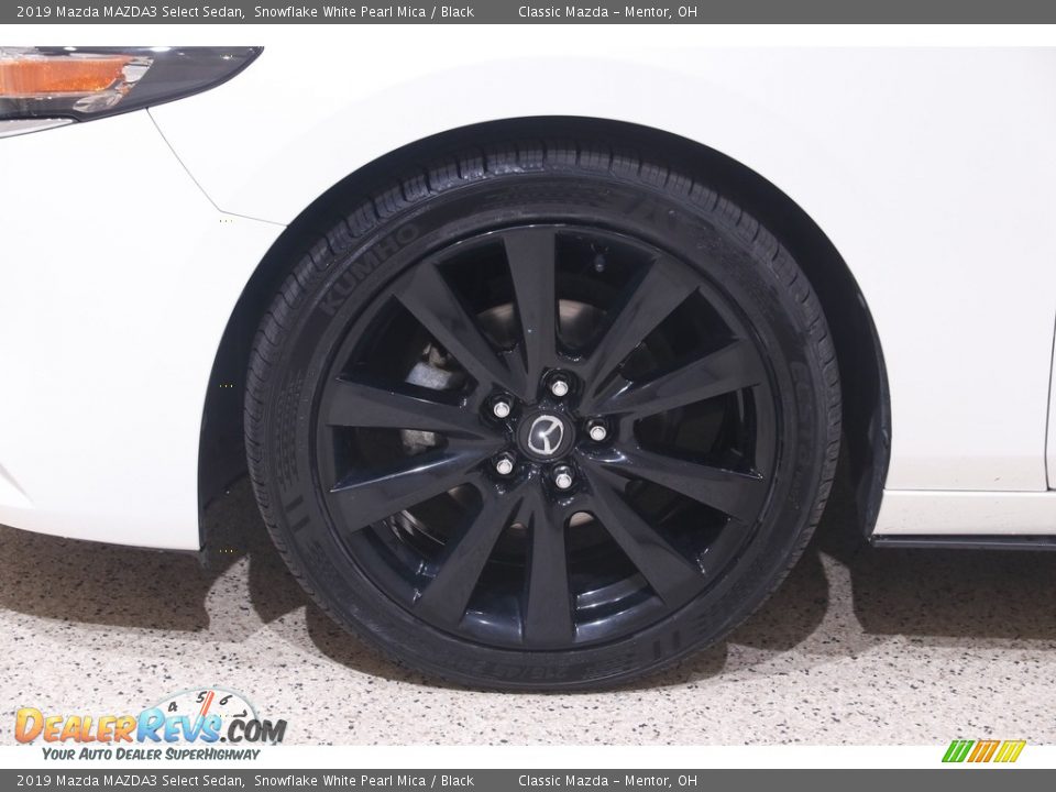 2019 Mazda MAZDA3 Select Sedan Snowflake White Pearl Mica / Black Photo #20